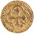 -/cross pattée, dies of Edward III obverse altered Treaty and reverse post-treaty dies, crowned king stg.