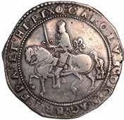 84 Charles I, crown, Truro mint (1642-1643), mm.