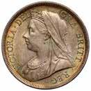 50-60 236 Victoria, crown, 1893, LVI, veiled bust l., rev. St.