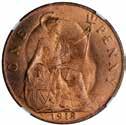 303 George V, penny, 1919H, Heaton mint, H to l. of date, bare head l.