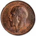 George V, penny, 1926, modified effigy, bare head l.