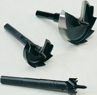 Three milled flats for use in portable electric or pneumatic drills and stationary boring machines.
