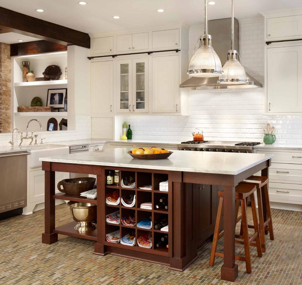 This new construction home was one of my favorite kitchens to see come to life from the