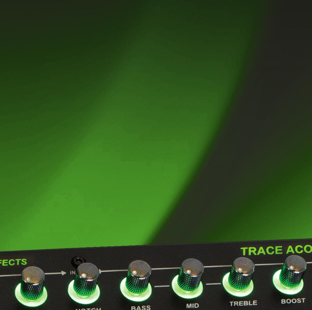 Transit A ACOUSTIC Pre-amp & Effects The Transit A preamp pedal includes the