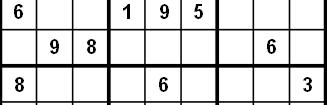A More Concrete Example 8Sudokud k 89 by 9 matrix with some numbers filled in 8all numbers must be between 1 and 9 8Goal: Each row,