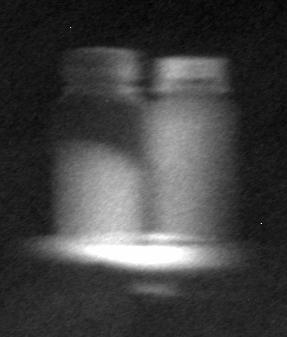 Figure 7. Comparison of liquids and solids in an X-ray backscattering image.