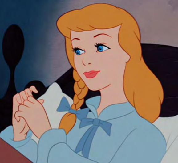 Appendix of Traditional Female Characters Figure 4. Cinderella s beauty is prominent even as she awakes from bed. Citation: Cinderella.