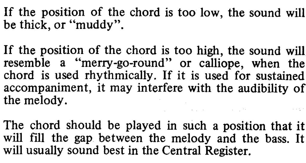About CHORD POSITIONS Any chord may be played in many different positions on the piano.