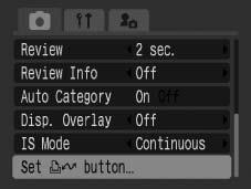116 Registering Settings to the Button Available Shooting Modes p. 238 You can register a function that you often use when shooting with the button.