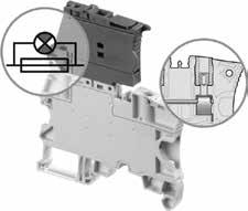 SNK Terminal ZS4-SF-R Screw terminal for 5x20 fuses with blown fuse indicator & test socket screws CE CB RoHS USR CNR CSA Gost R BV Technical Datasheet 1SNK 161 037 D0201 6 mm 0.