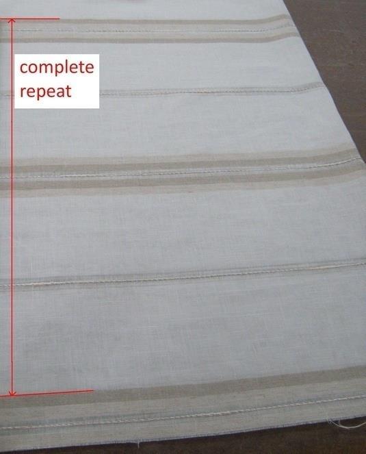 Fabric Information Pattern Alignment Pattern alignment cannot be guaranteed from one shade to the next. All patterns are oriented differently on the fabric roll.