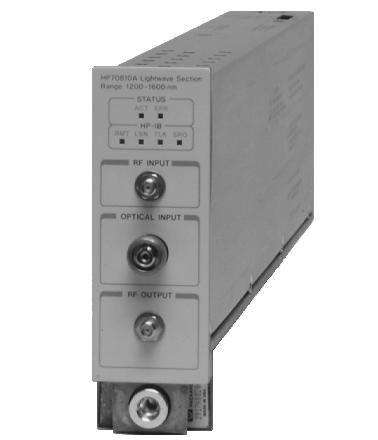 Featuring bandwidths from 100 khz to 22 GHz and wavelength operation from 1200 to 1600 nm, the Agilent 71400C easily and accurately makes measurements of relative intensity noise (RIN), linewidth,