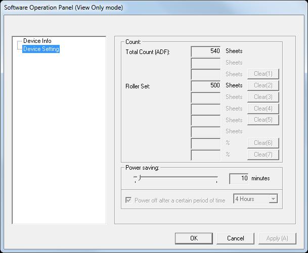 Chapter 8 Setting [View Only mode] Set the Software Operation Panel to [View Only mode] in the following procedure. 1 Set a password. For details, refer to "Setting a Password" (page 86).