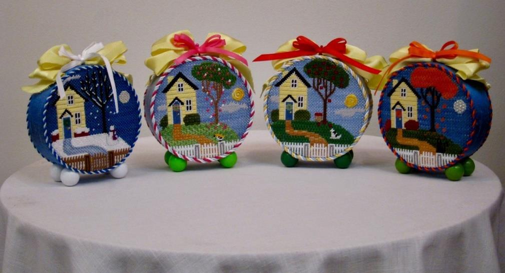 Call the shop for details. Clubs Check out these adorable Rebecca Wood Seasonal Houses!