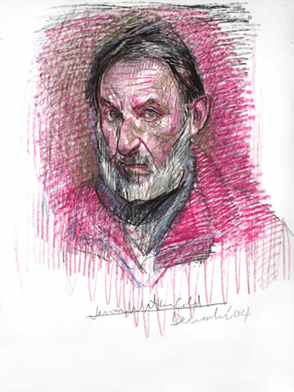 ABOVE: Self-Portrait (Red and Black), 2004 ON THE COVER.