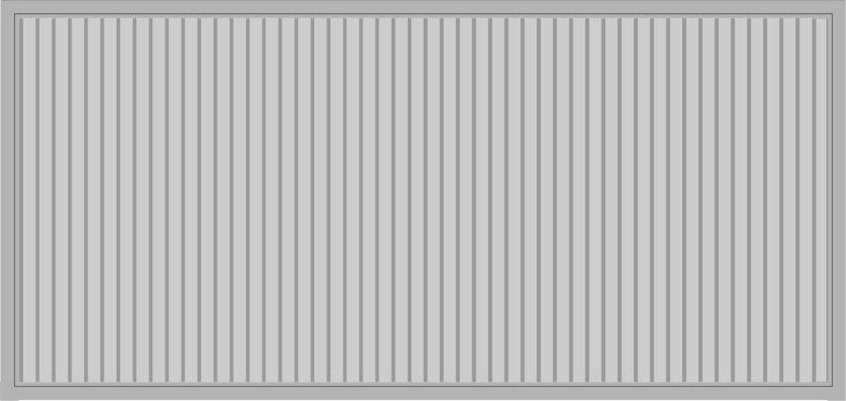EASY GATE 46 70x16 elliptical slats at fifty degree angle with typically 10mm overlap.