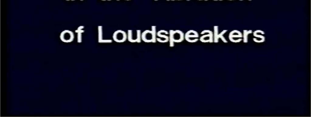 Loudspeakers at High