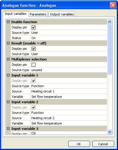 Input variables Input variables Input variables constitute the link to sensors, to output variables from other function modules, or to other sources.