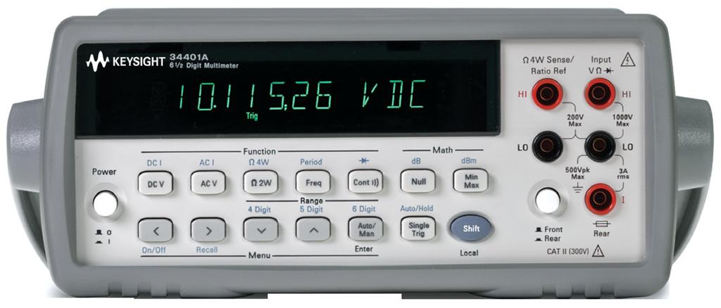 06 Keysight Digital Multimeters: 34460/61/65/70A - Data Sheet Move to The Next-Generation 34401A DMM with 100%* Assurance Migrate with confidence: Everything you depend on with the 34401A and more