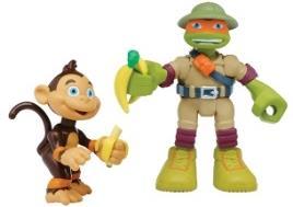 Includes 3 fully articulated micro action figures (Leonardo, Raphael and Shredder) Half Shell Heroes Preschool Segment Half Shell Heroes Sewer Safari 2.