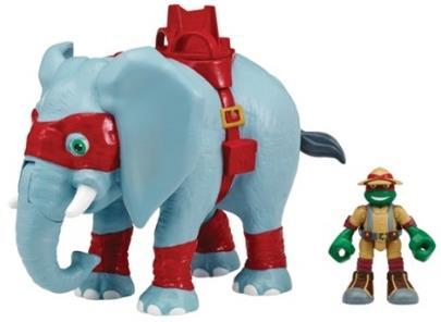 Half Shell Heroes Sewer Safari Elephant with Raphael 3+ Spring With