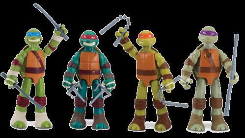 Mutant XL Figures Fall Standing an extra large 11" tall, these Ninja Turtle figures are ready to take on the biggest, baddest