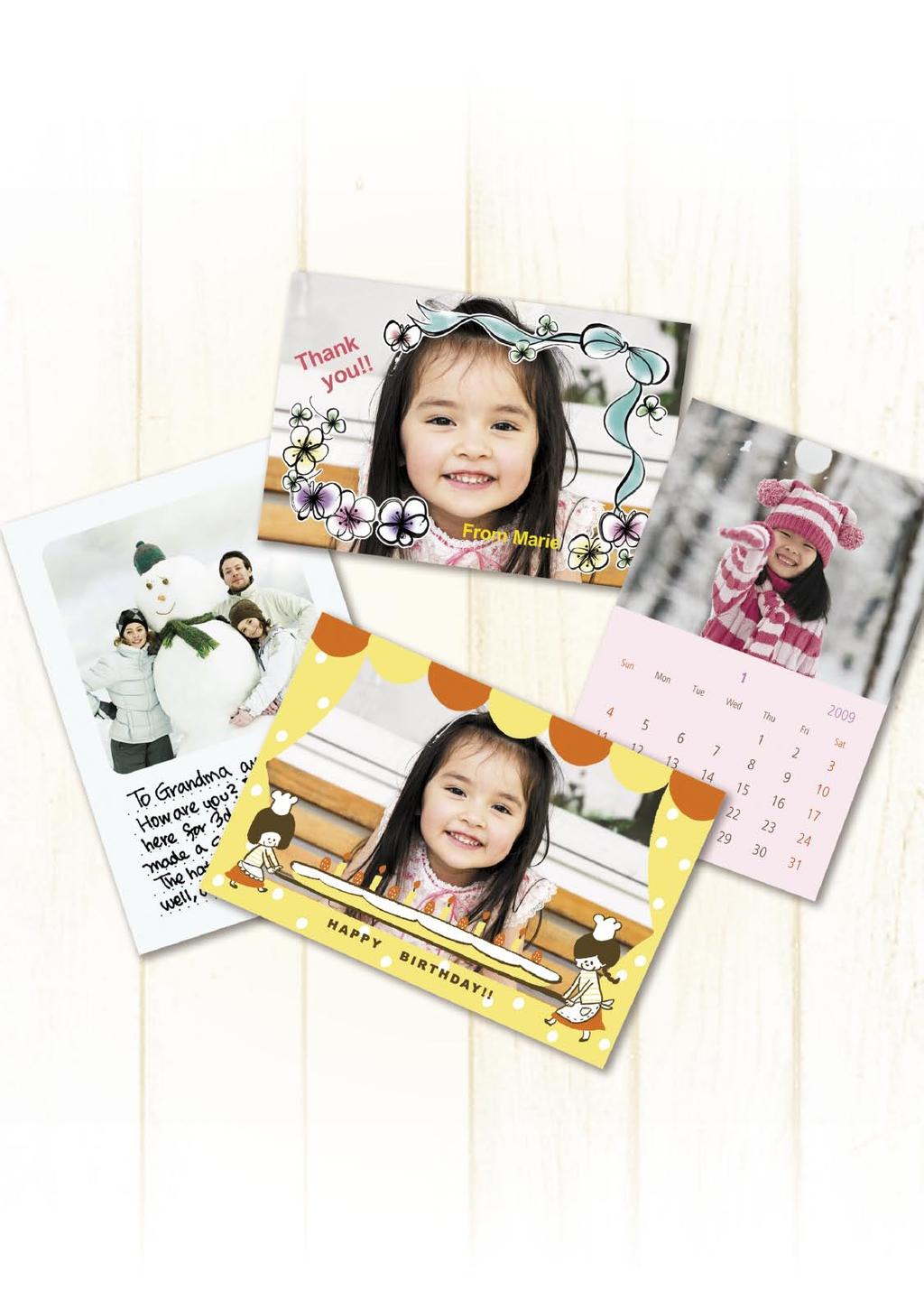 Preserve Your Memories with SELPHY You can easily edit and print family photos to