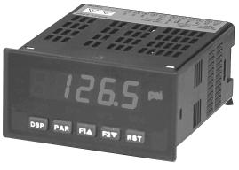 4 1/2 Digit display ( -19,999 to 99,999) Optional 4-20 ma, Voltage, Relay, RS-232 Output, or Modbus Model DM31 DM32 DM38 DM39 Options Code Specify Model + Options (example DM31-A1) Input 4-20mA (std)