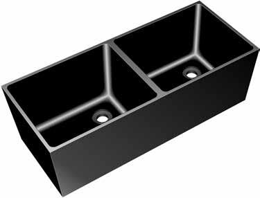 Kemresin Tub Sinks & Drain Troughs Signature Series Kemresin Tub Sinks and Drain Troughs are made from a combination of modified epoxy resins, upgraded for maximum properties with