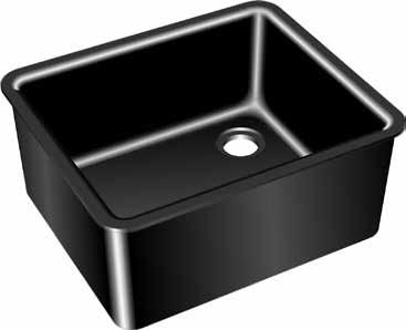 Kemresin Drop-in Sinks Signature Series Kemresin Drop-in Sinks are formed in metal molds to provide a lipped onepiece tub with coved corners and bottoms pitched to the drain outlet.