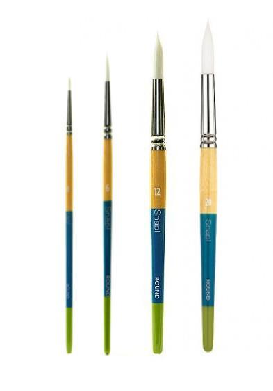 2 ROUND WATERCOLOUR BRUSHES You can use any brand of watercolour brush you like, just make sure it s a round brush & has a good