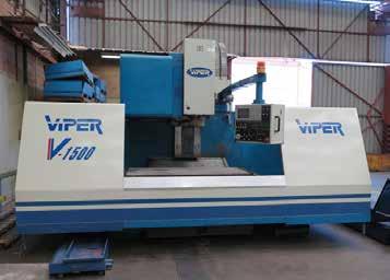 ATC, 50-Taper Spindle, Chip Conveyor 61 x32 x25 2012 Mighty Viper PRO-1000AG CNC Vertical Machining Center s/n 017859 w/
