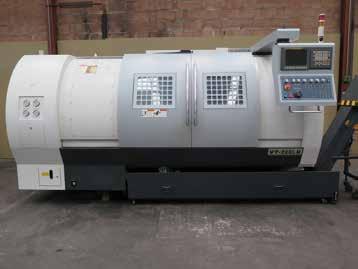 , Harbor Heat Exchanger, Bar Feed Interface, Coolant (NEW OLD STOCK) 2011 Mighty VT-28BLM CNC Turning Center s/n 6331107013 w/ Fanuc 0i-TB Controls, 12-Station Live Milling Turret, 3500 RPM, 35Hp