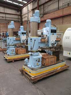 GEAR-GAP LATHES 7-AVAILABLE (2) MIGHTY RADIAL ARM DRILLS MIGHTY MRD 3210