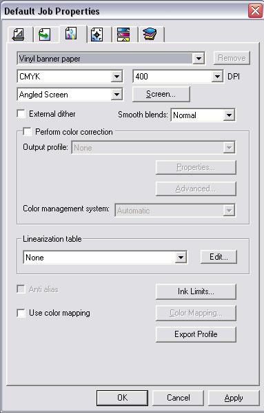 PPS RIP, Color Management Settings The use of ICC profiles takes place in the PPS RIP process. For using an ICC profile in the RIP process follow these steps: 1.