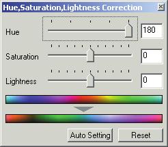 For more on the hue, saturation, and brightness palette, see page 60.