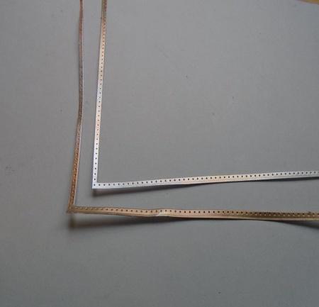 2 of the edges were thin like this as the die was placed near the edge of the