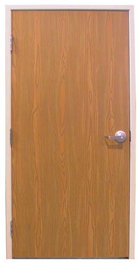 Wood Doors Birch Door n 1-3/4 solid core unfinished hardwood door with a birch veneer n Standard size 3'0" x 6'8" x 1-3/4" n Handed n 20 minute fire rated n Beveled lock edge n Standard lock prep for