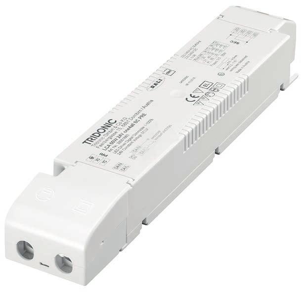 Driver LCA 6W 24V one4all SC PRE PREMIUM series Product description Dimmable 24 V constant voltage LED Driver for flexible constant voltage strips One4all interface and