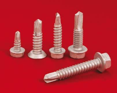 Flex Technology for Aluminum Applications Alumi-Flex 302 (18-8) Stainless Steel Drill Screws Self-driling points: #3 and #4 Material: 302 stainless steel Finish: Stalgard GB (Galvanic Barrier)