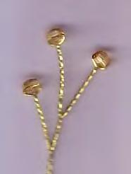 SILK AND PARCHMENT FLOWERS8 QTY IN PK CRYSTAL BUNCH BEAD SPRAYS. BEADS ON LONG WIRE STEMS.