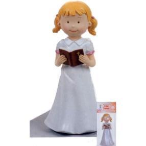Cake topper girl with