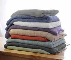 THROWS AND BLANKETS HORIZON PURE COTTON