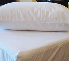 bed. MATTRESS AND PILLOW PROTECTORS Quilted or Waterproof Pillow and