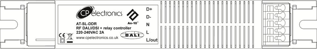 Installation AT-SL-DDR mounting Mount and wire the unit in the following method. Affix the AT-SL-DDR to the inside of a luminaire using M4 screws as shown in the diagram below (Fig. 4).