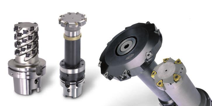 Competent in the standard Broad standard programme of tools and indexable inserts Boring large diameters with short machining times High-performance milling cutters for a large number of machining