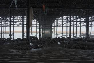 If we use one of Photoshop s basic tone mapping methods, Highlight Compression, (as discussed in chapter four) we can compress this HDR picture of the pier into a 16-bit (or 8-bit) file that contains