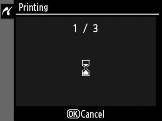 Choose position of crop using multi selector and press J. Select [Start printing] and press J to start printing. To cancel before all copies have been printed, press J.