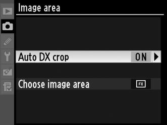 Image Area d The camera s FX format (35.9 24.0 mm) image sensor can be used to record pictures with an image area (picture angle) equivalent to a 35mm (135) format film camera.