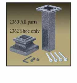 2370 / R08F Base Shoe 2371 / R09P Pitch Shoe with Set Screw 2341 / H03 Flat Shoe 2351 / H05P Pitch Shoe with Set Screw 2914 / H04 Winged